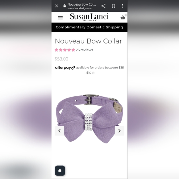 Susan Lanci Harness + Collar + Leash (XS) - Picture 8 of 9